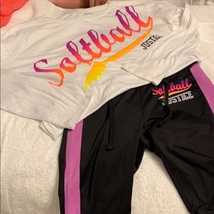 Matching Justice Softball Set